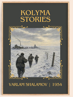 Kolyma Stories Classic Book Art Print by Varlam Shalamov – book poster