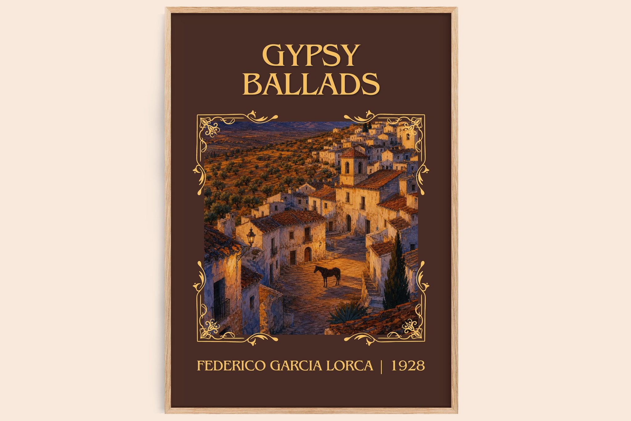 Gypsy Ballads Classic Book Art Print by Federico García Lorca