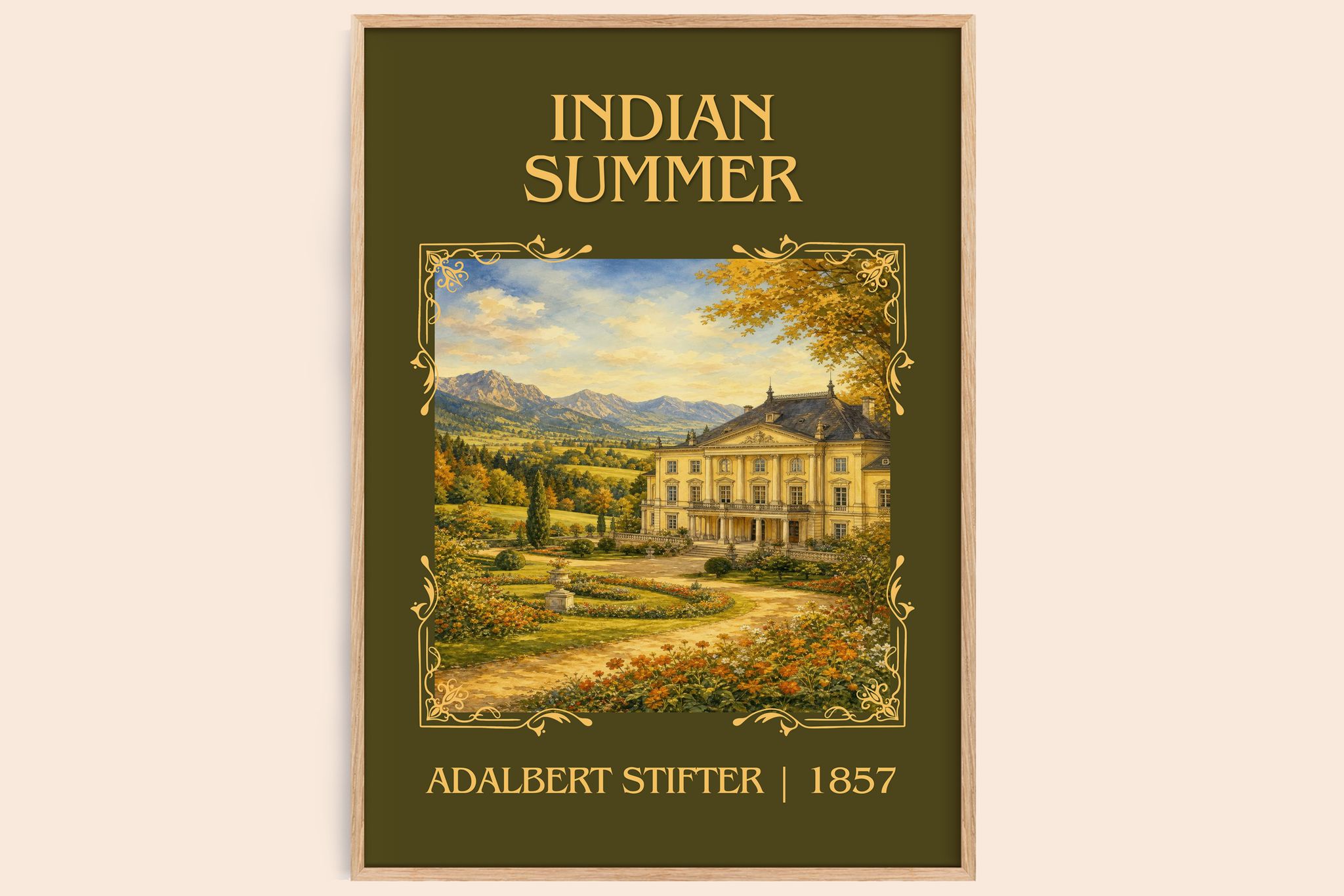Indian Summer Classic Book Art Print by Adalbert Stifter