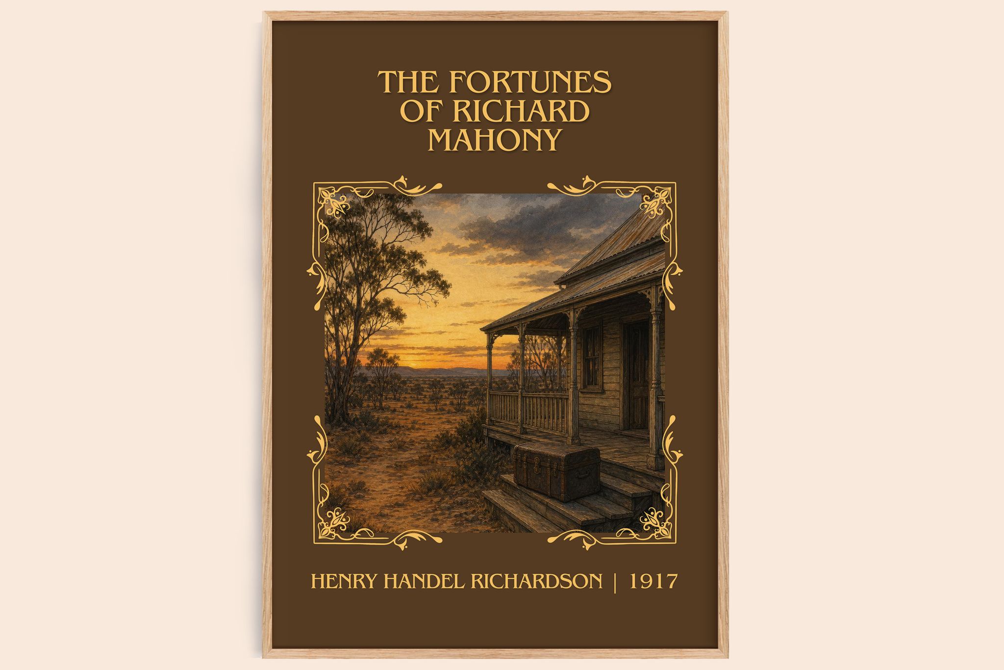 Fortunes Of Richard Mahony Classic Book Art Print by H. Richardson
