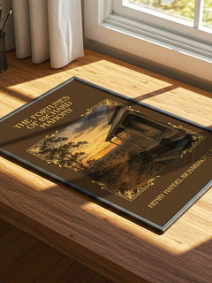 Fortunes Of Richard Mahony Classic Book Art Print by H. Richardson – print on a sunlit desk