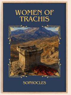 Women of Trachis Classic Book Art Print by Sophocles – book poster