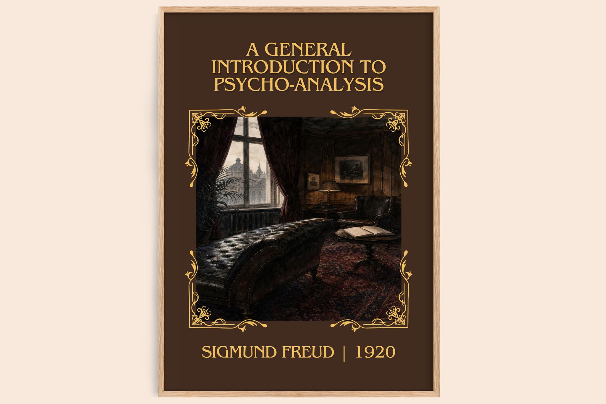 A General Introduction to Psycho-Analysis Classic Book Art Print by Sigmund Freud