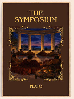 The Symposium Classic Book Art Print by Plato – book poster