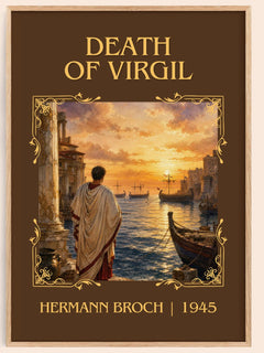 Death of Virgil Classic Book Art Print by Hermann Broch – book poster