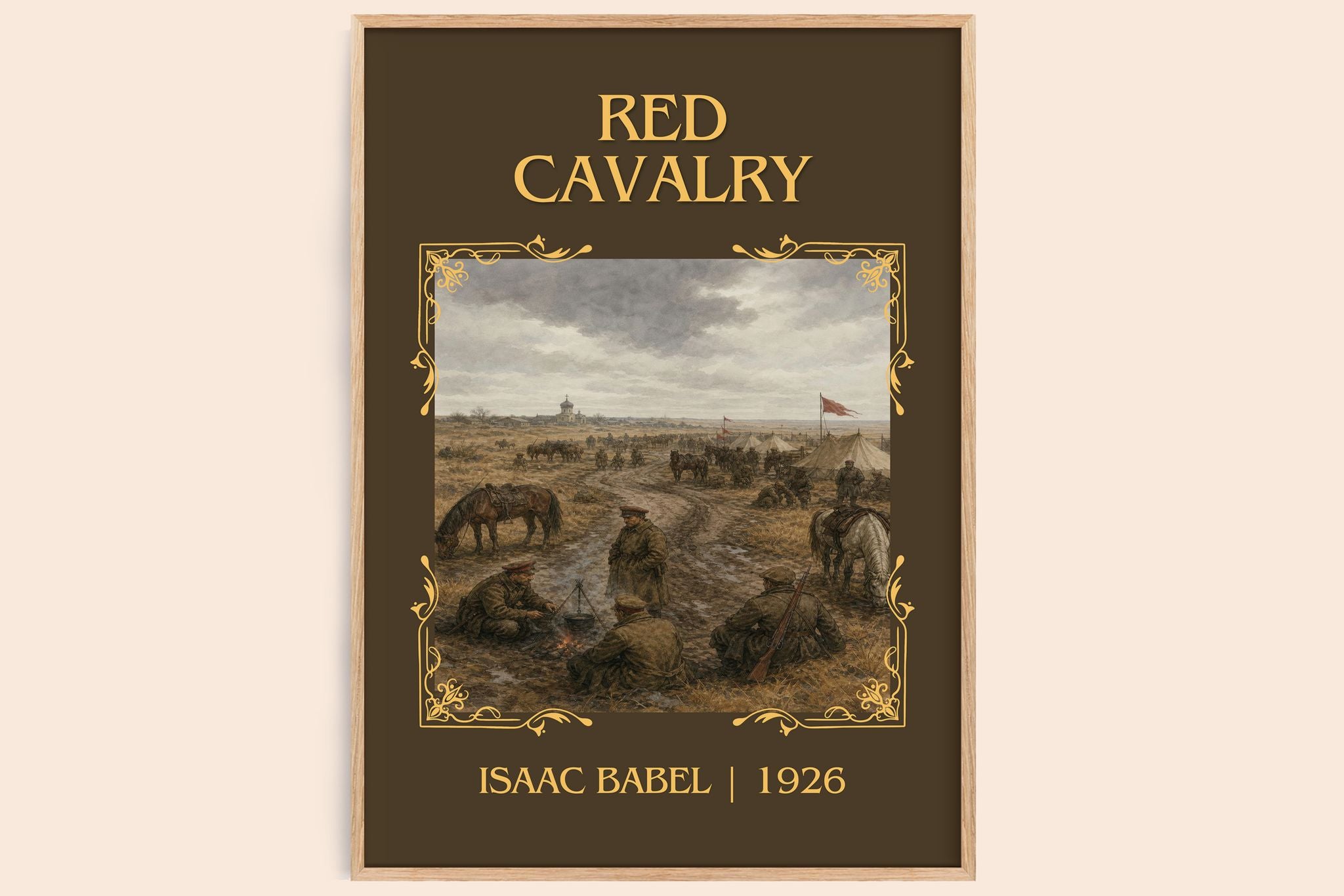 Red Cavalry Classic Book Art Print by Isaac Babel