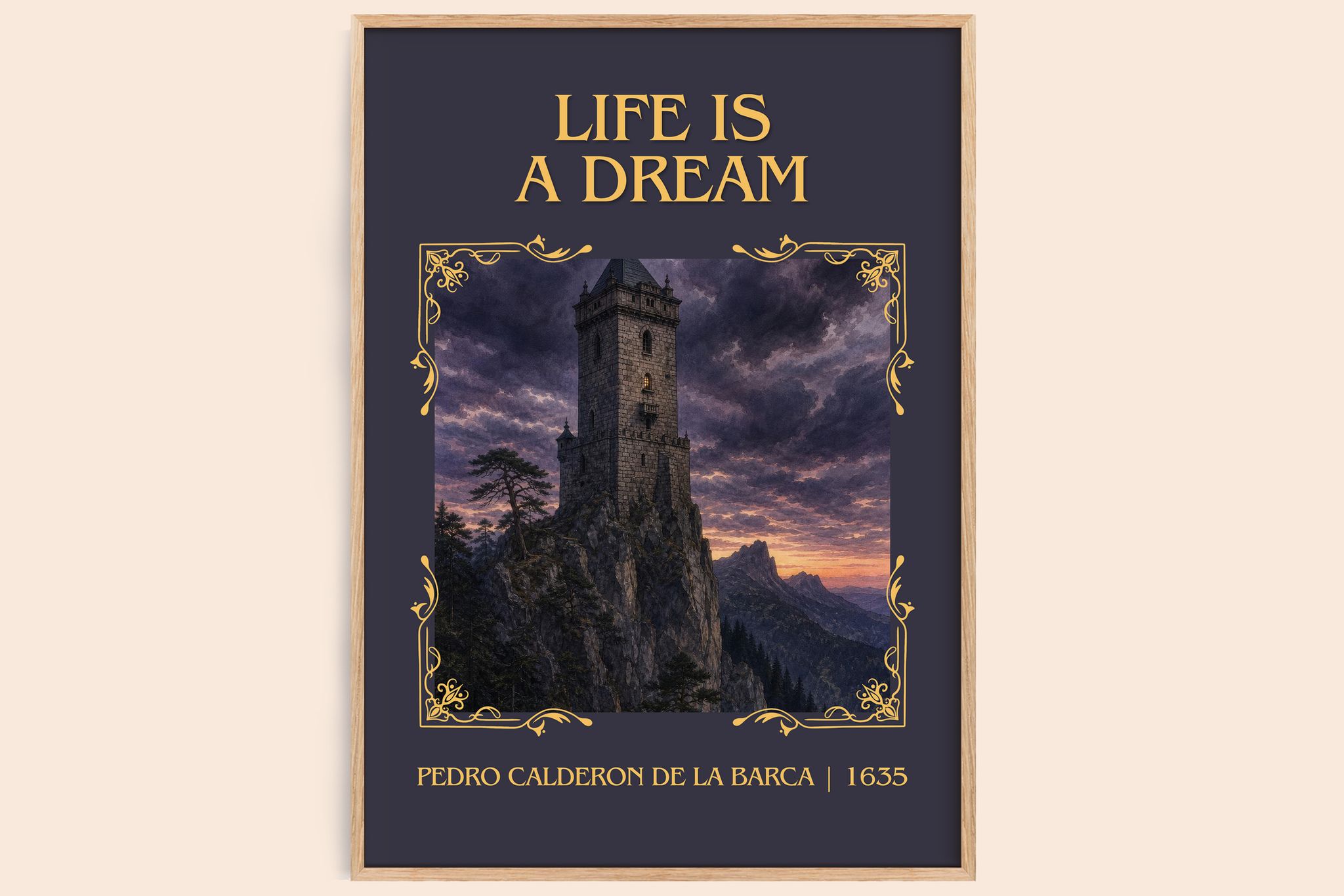 Life Is a Dream Classic Book Art Print by Pedro Calderón de la Barca