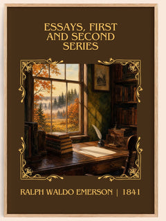 Essays, First And Second Series Classic Book Art Print by R. Emerson – book poster
