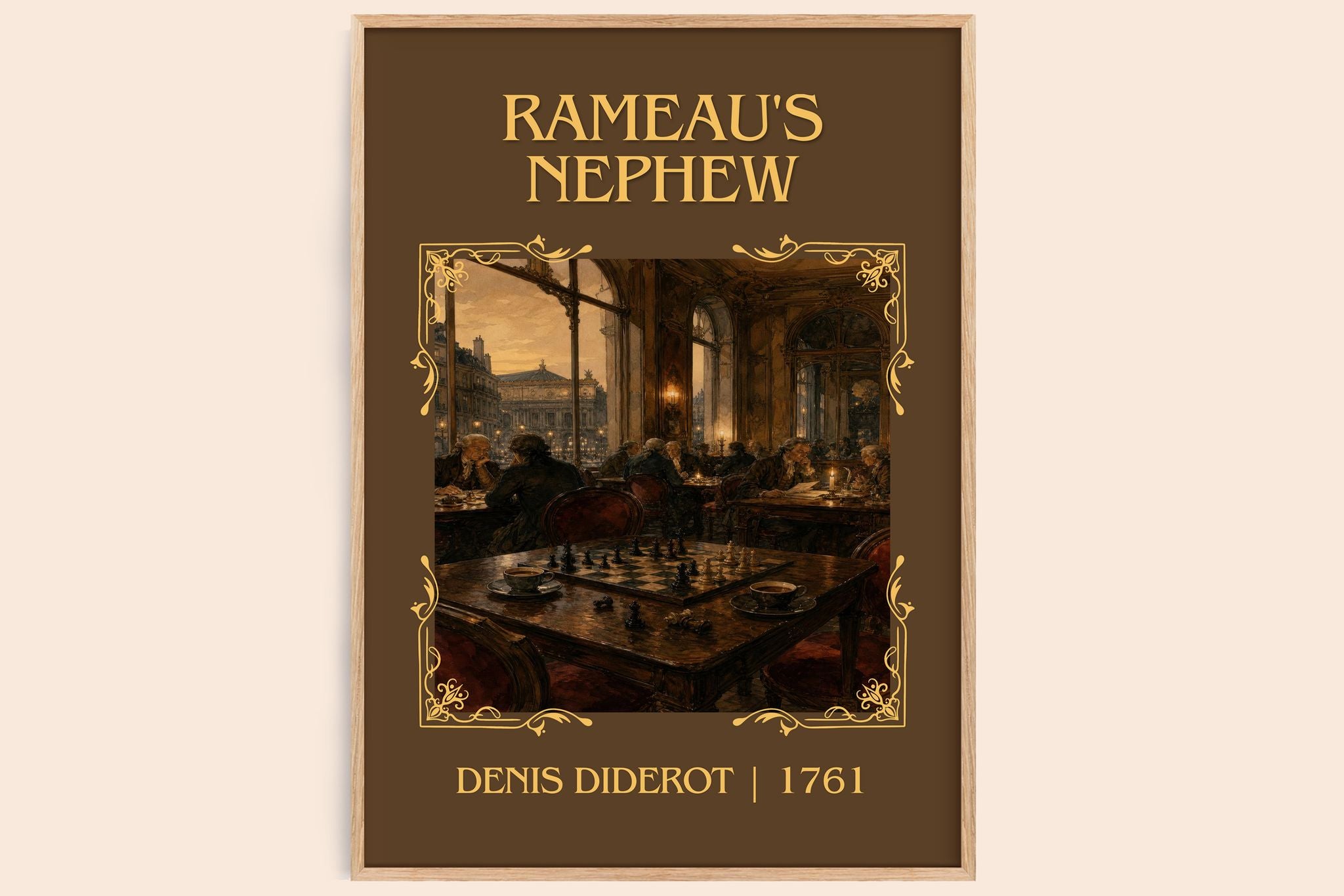 Rameau's Nephew Classic Book Art Print by Denis Diderot