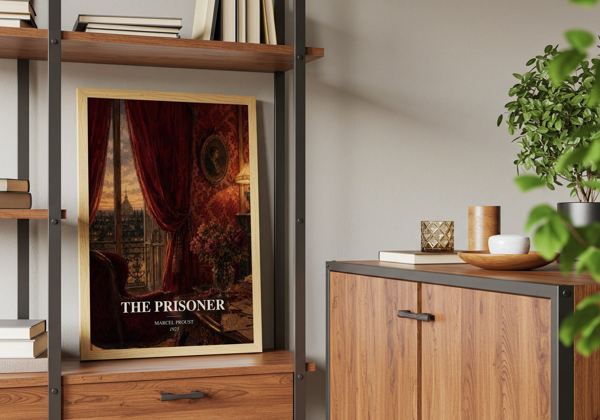 The Prisoner book watercolour illustration paper finish options – matte satin gloss
