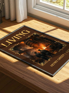 Living Classic Book Art Print by Henry Green – print on a sunlit desk