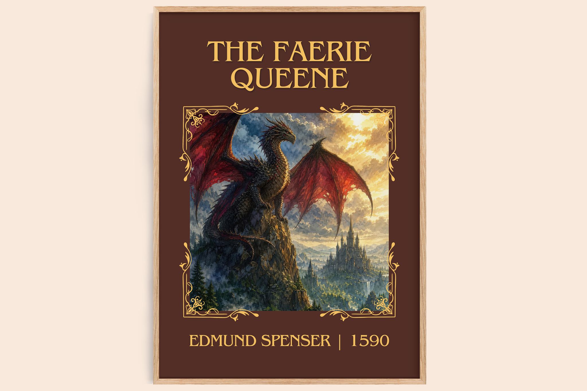 The Faerie Queene Classic Book Art Print by Edmund Spenser