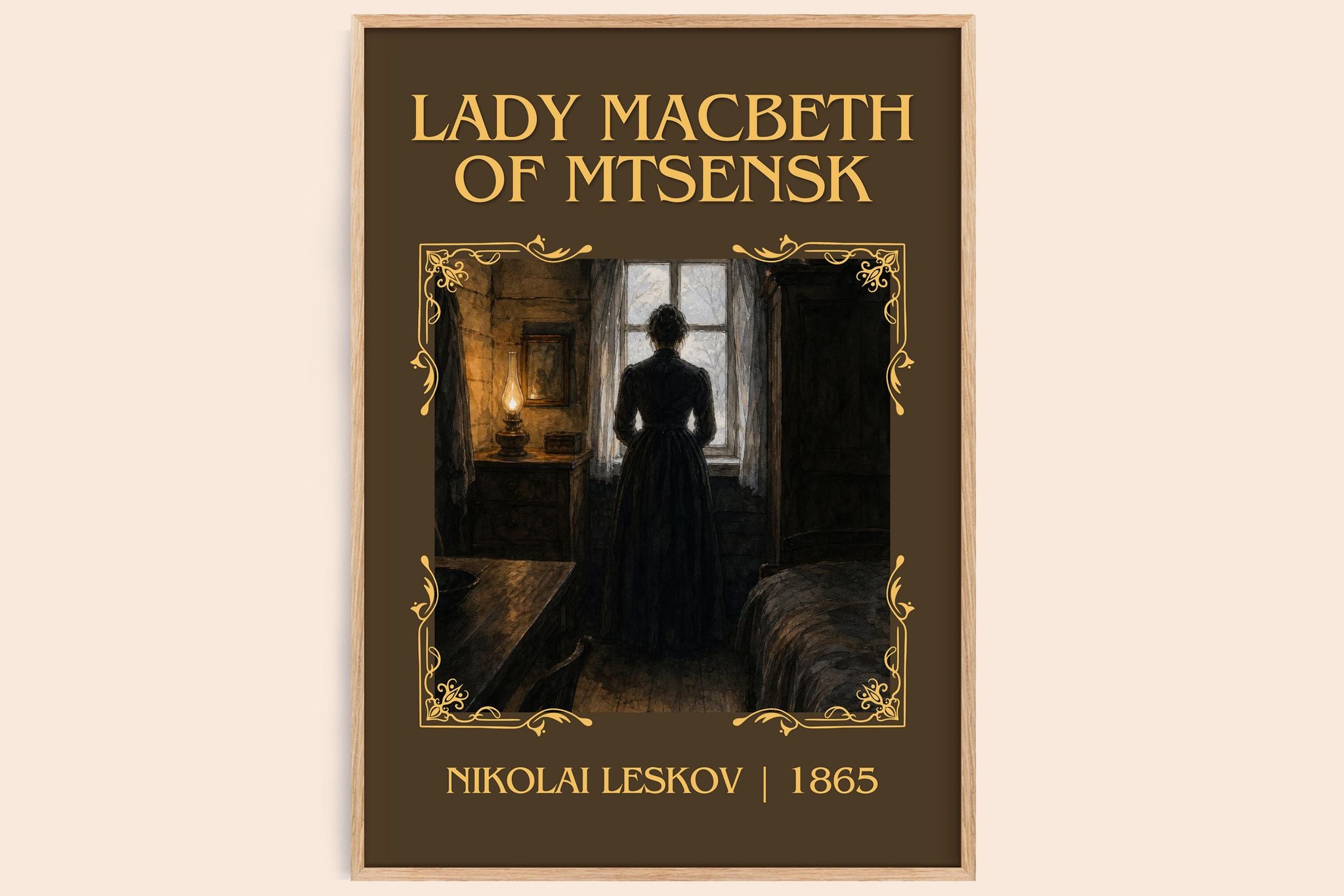 Lady Macbeth Of Mtsensk Classic Book Art Print by Nikolai Leskov