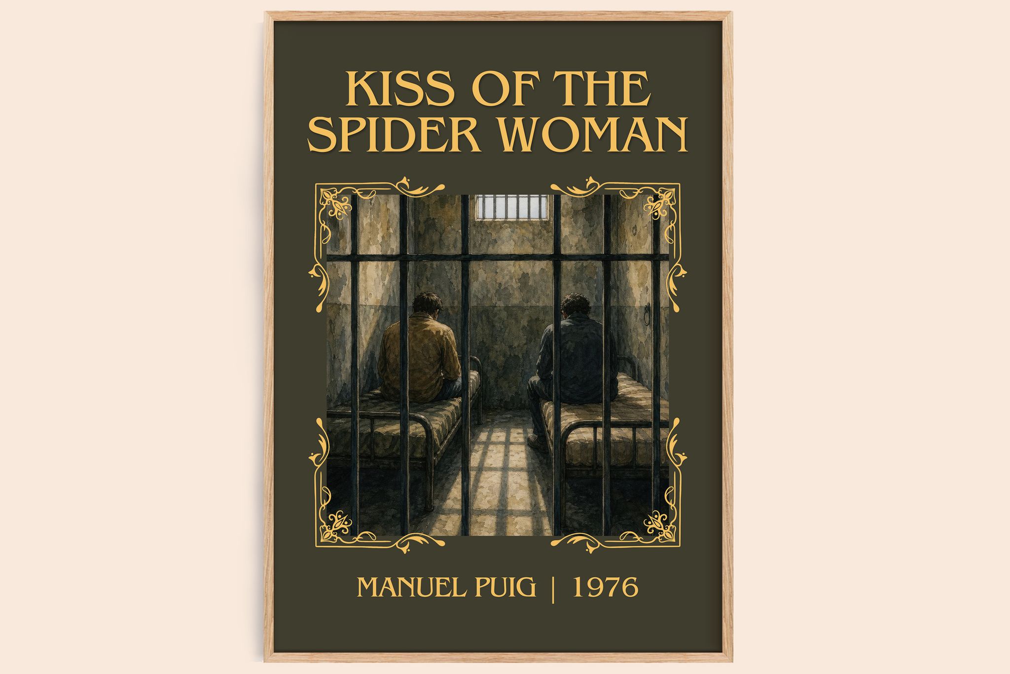 Kiss of the Spider Woman Classic Book Art Print by Manuel Puig