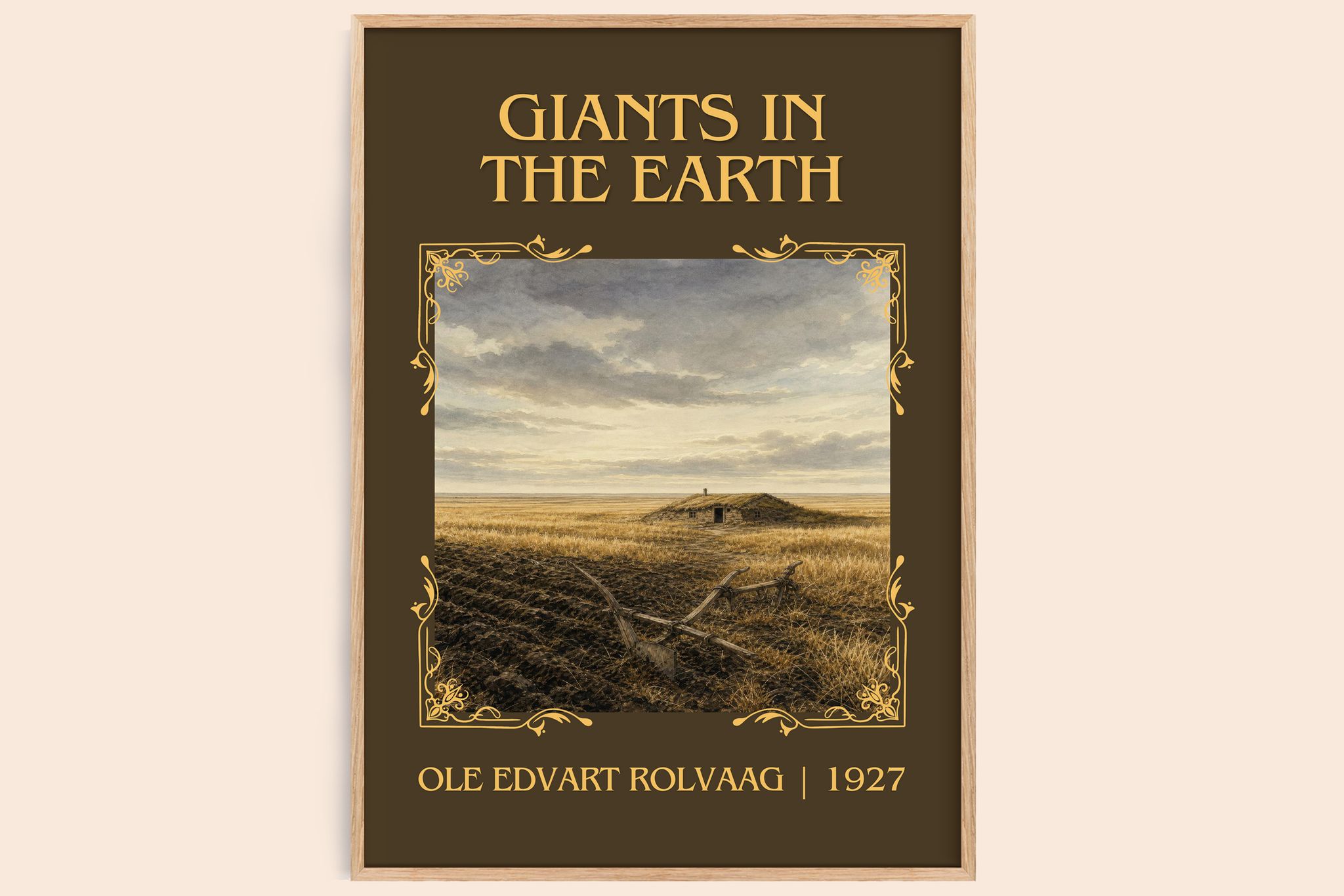 Giants in the Earth Classic Book Art Print by Ole Edvart Rolvaag