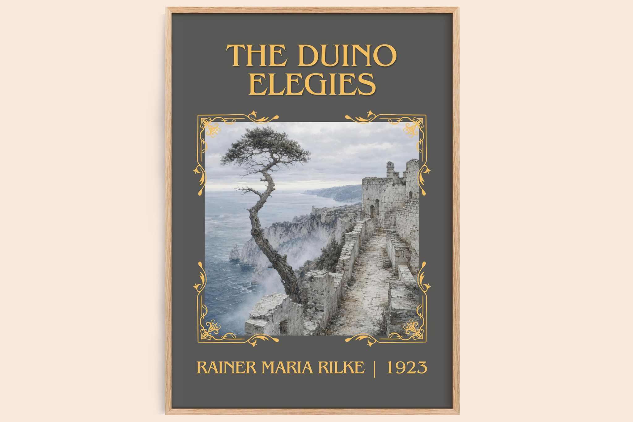 The Duino Elegies Classic Book Art Print by Rainer Maria Rilke