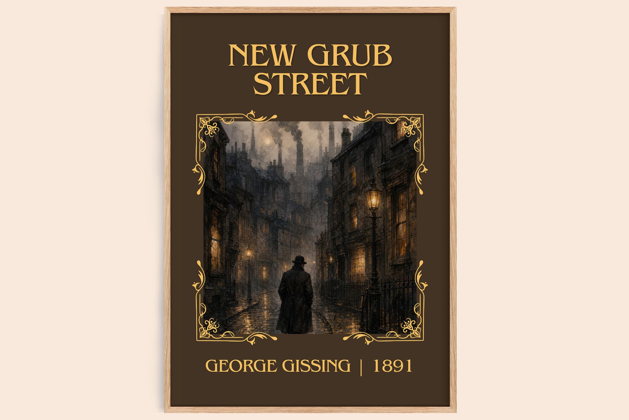 New Grub Street Classic Book Art Print by George Gissing