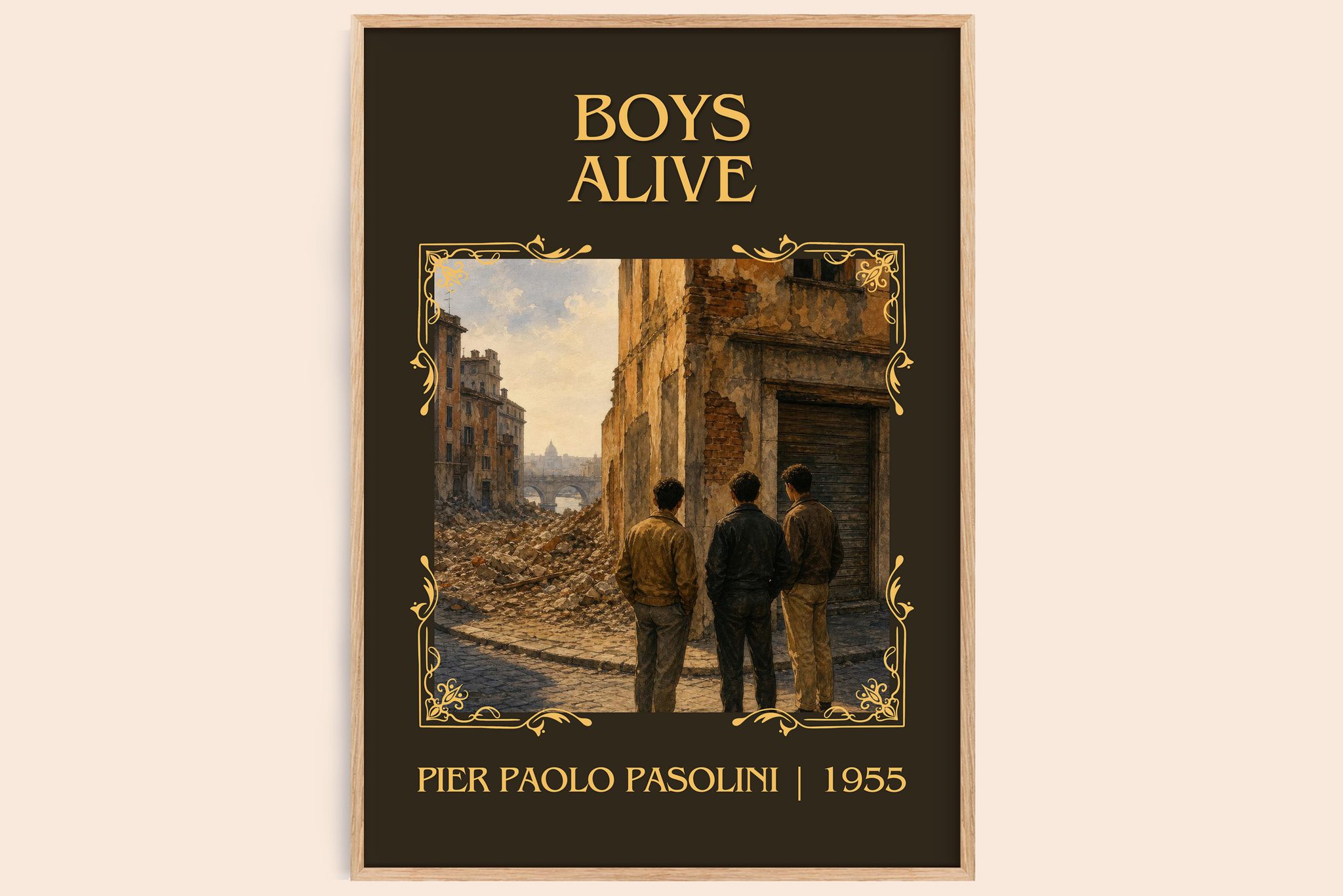 Boys Alive Classic Book Art Print by Pier Paolo Pasolini