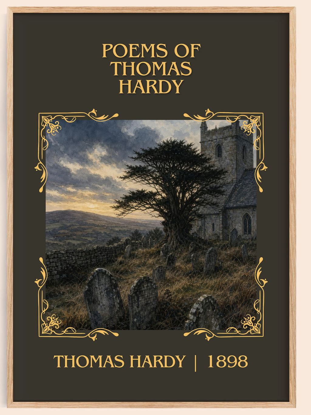 Poems Of Thomas Hardy Classic Book Art Print by Thomas Hardy – book poster