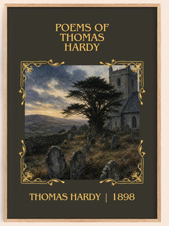 Poems Of Thomas Hardy Classic Book Art Print by Thomas Hardy – book poster