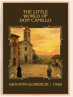 Little World Of Don Camillo Classic Book Art Print by G. Guareschi – book poster