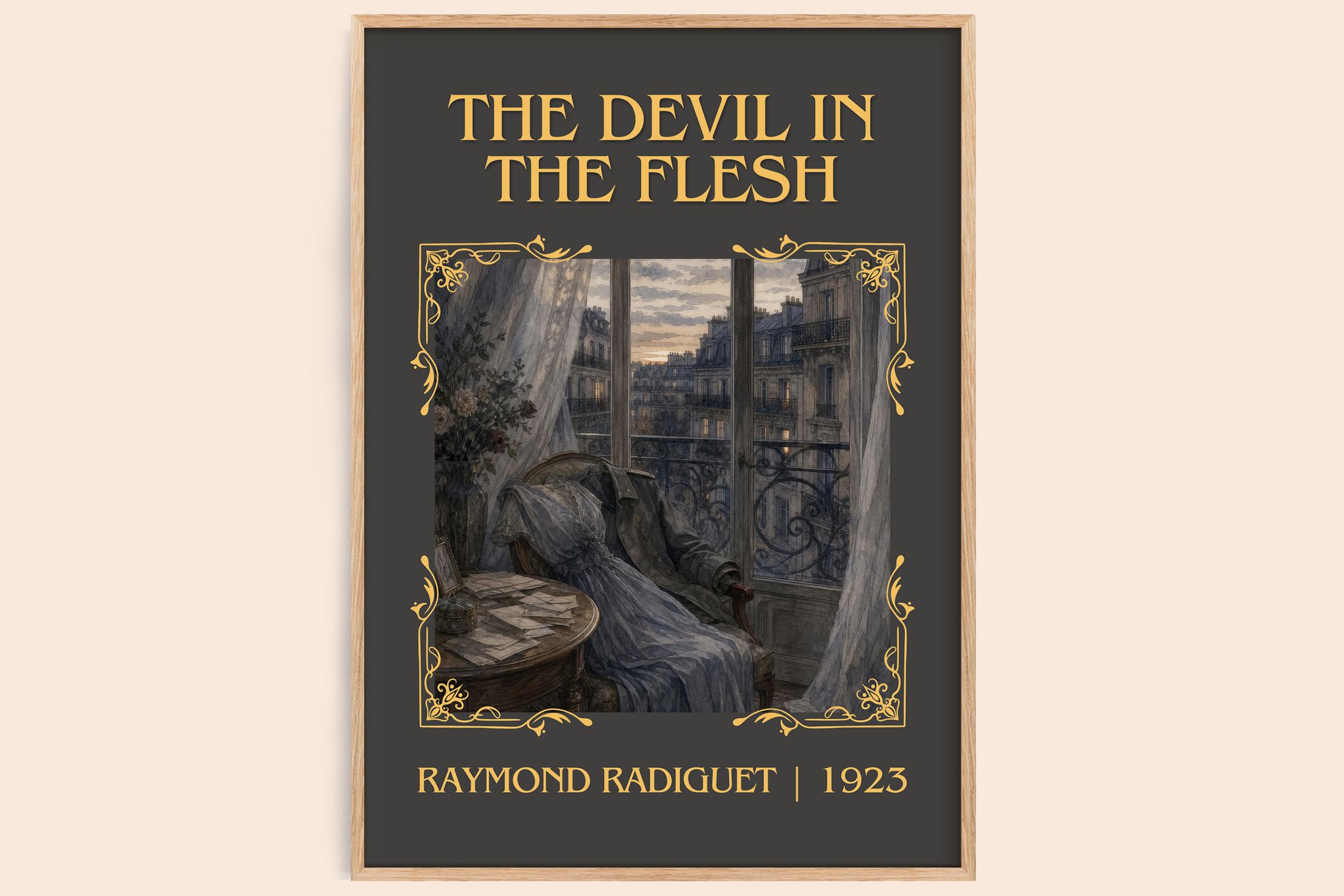 The Devil in the Flesh Classic Book Art Print by Raymond Radiguet