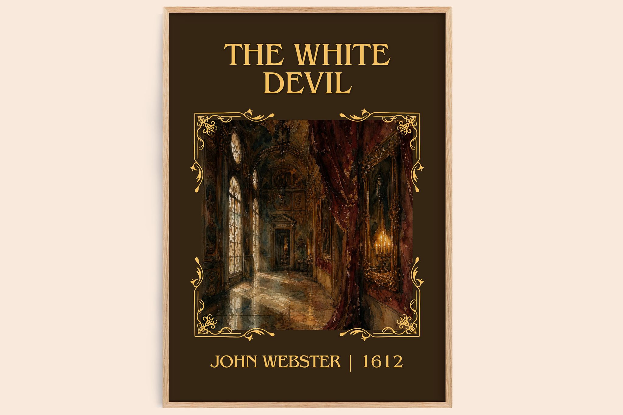 The White Devil Classic Book Art Print by John Webster