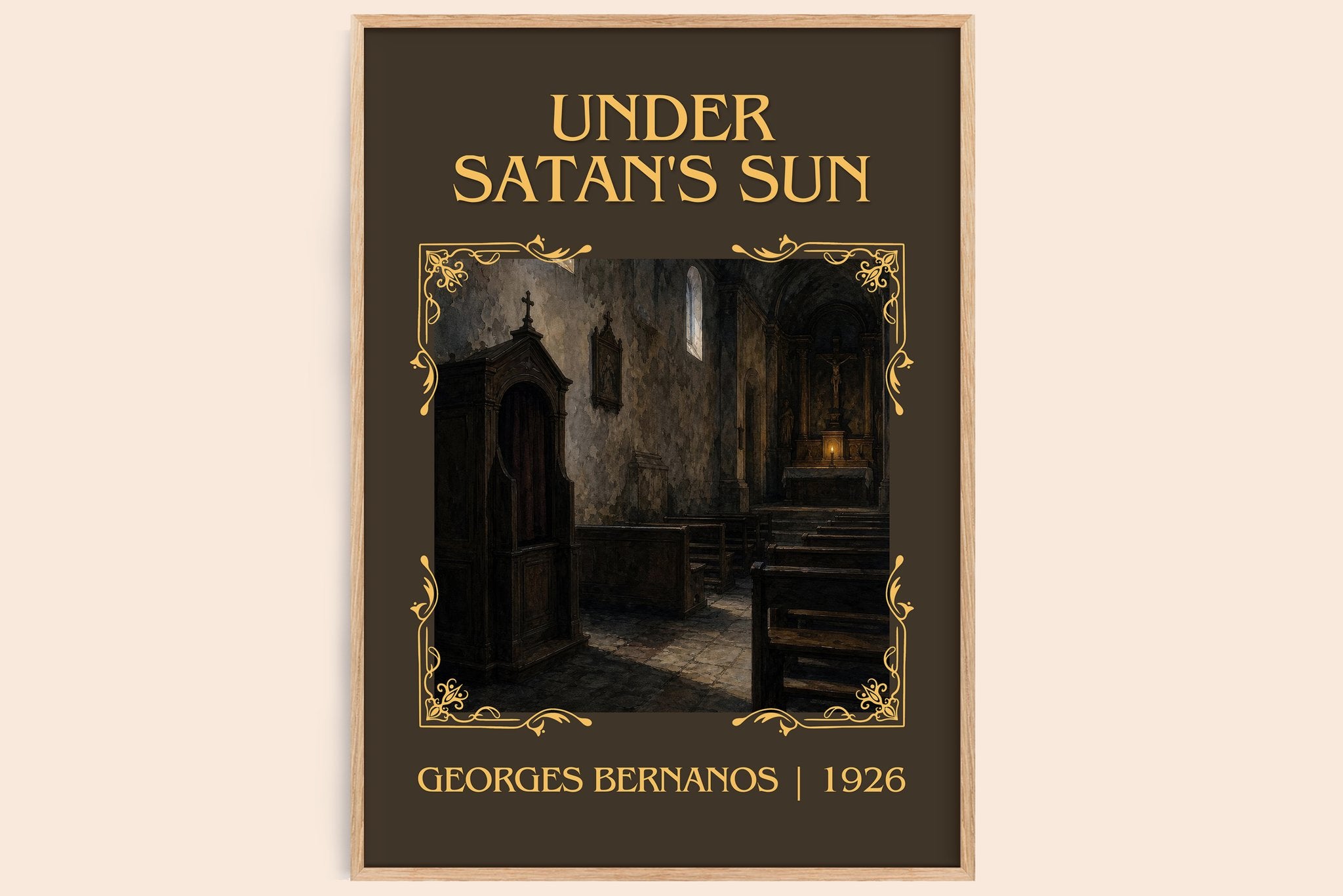 Under Satan's Sun Classic Book Art Print by Georges Bernanos