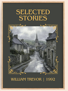 Selected Stories Classic Book Art Print by William Trevor – book poster