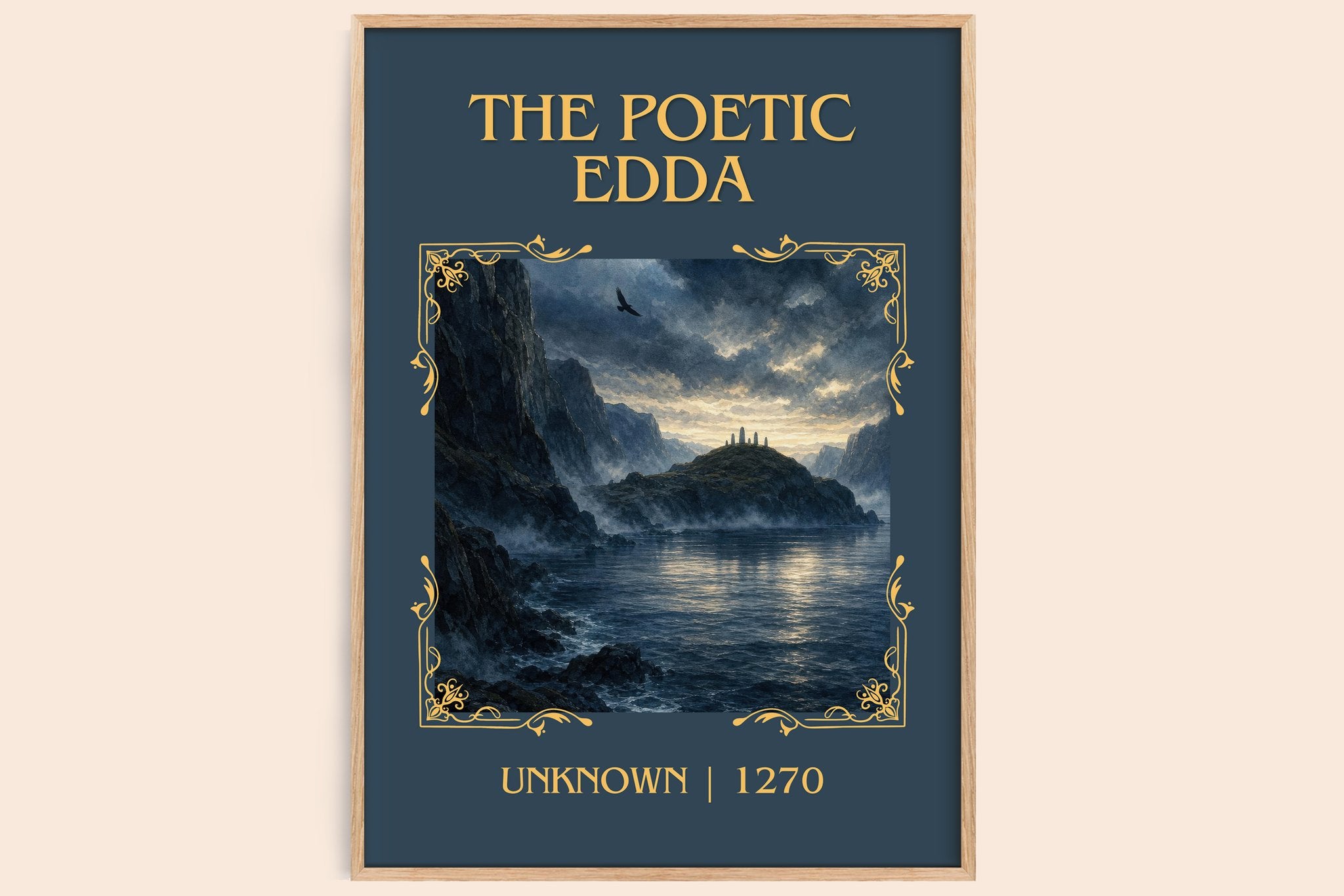 The Poetic Edda Classic Book Art Print by Unknown