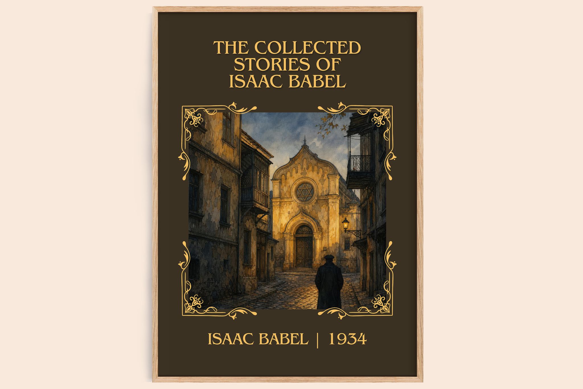 Collected Stories of Isaac Babel Classic Book Art Print by Isaac Babel