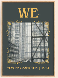 We Classic Book Art Print by Yevgeny Zamyatin – book poster