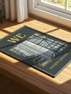 We Classic Book Art Print by Yevgeny Zamyatin – print on a sunlit desk