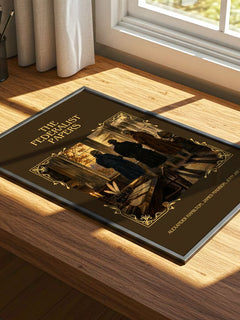 Federalist Papers Classic Book Art Print by A. Jay – print on a sunlit desk