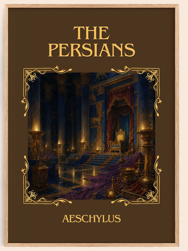 The Persians Classic Book Art Print by Aeschylus – book poster