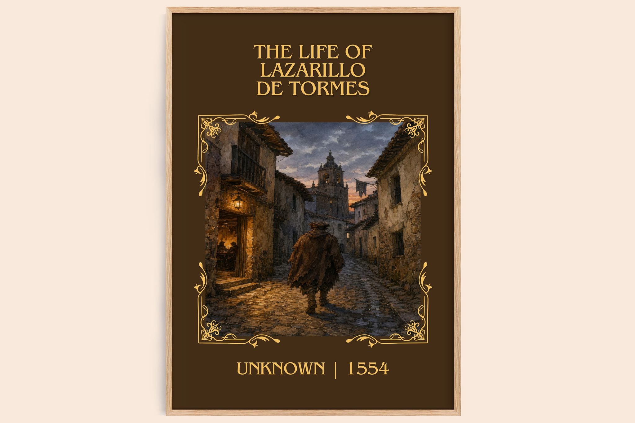 The Life of Lazarillo de Tormes Classic Book Art Print by Unknown