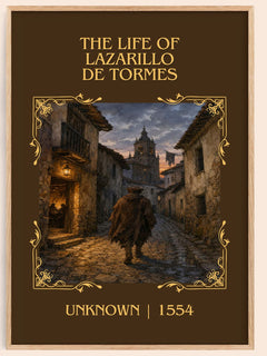 The Life of Lazarillo de Tormes Classic Book Art Print by Unknown – book poster
