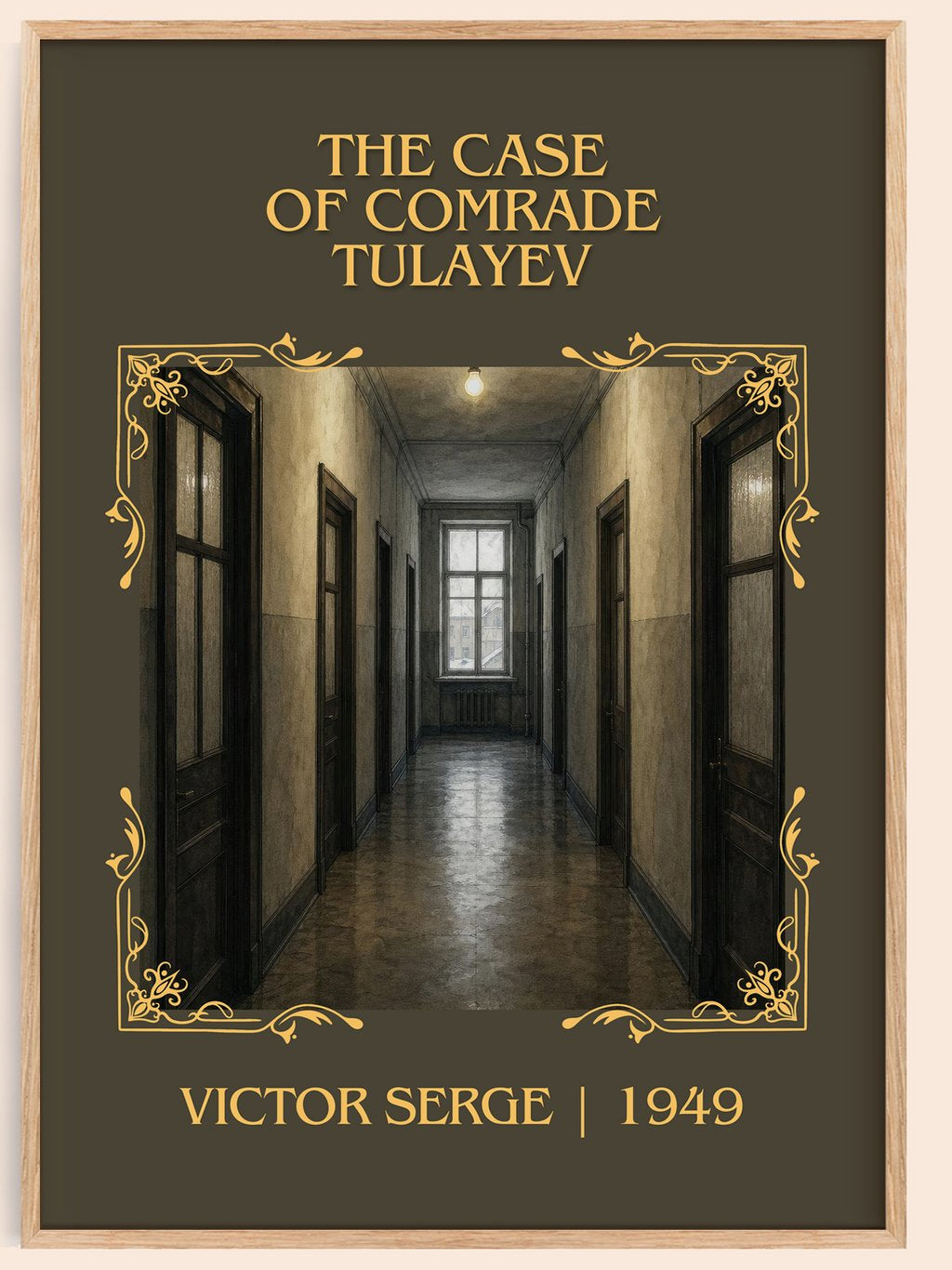 The Case of Comrade Tulayev Classic Book Art Print by Victor Serge – book poster