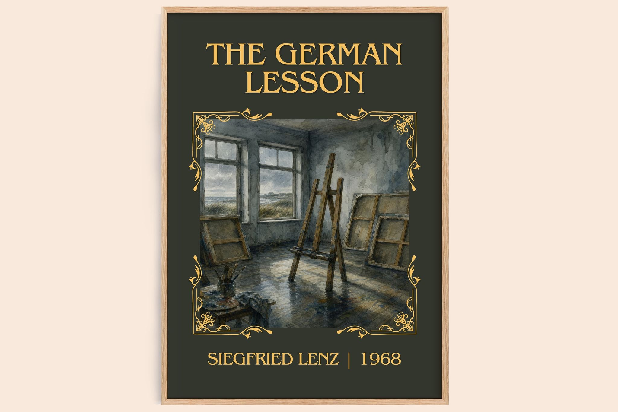 The German Lesson Classic Book Art Print by Siegfried Lenz