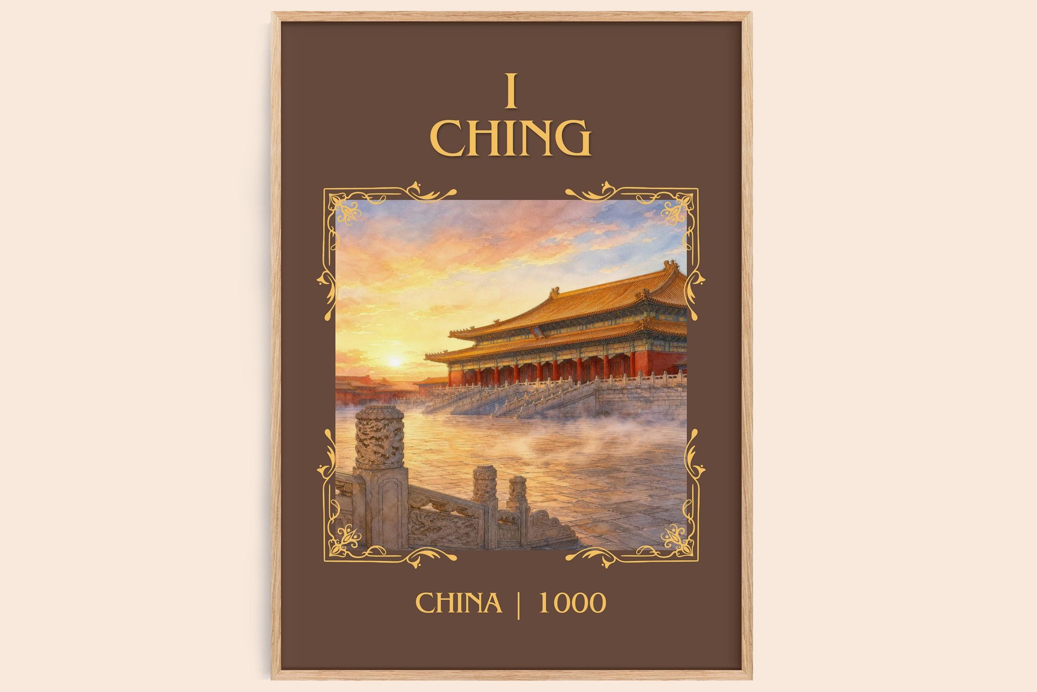 I Ching Classic Book Art Print by China