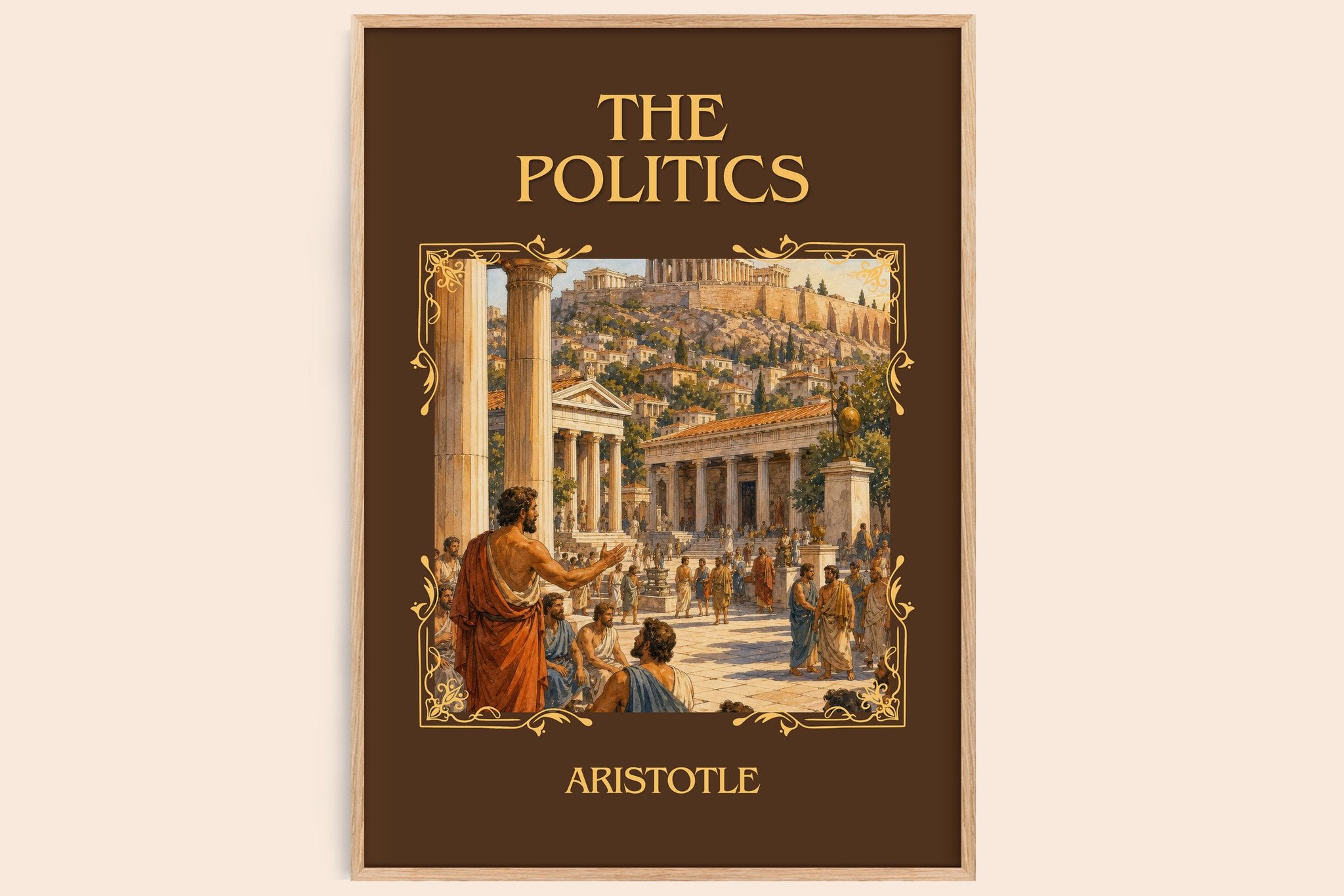 The Politics Classic Book Art Print by Aristotle