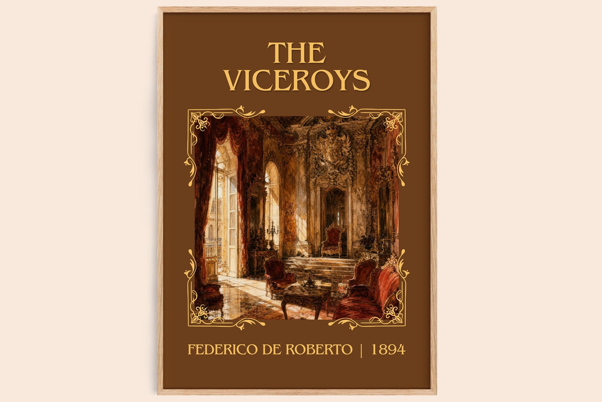 The Viceroys Classic Book Art Print by Federico De Roberto