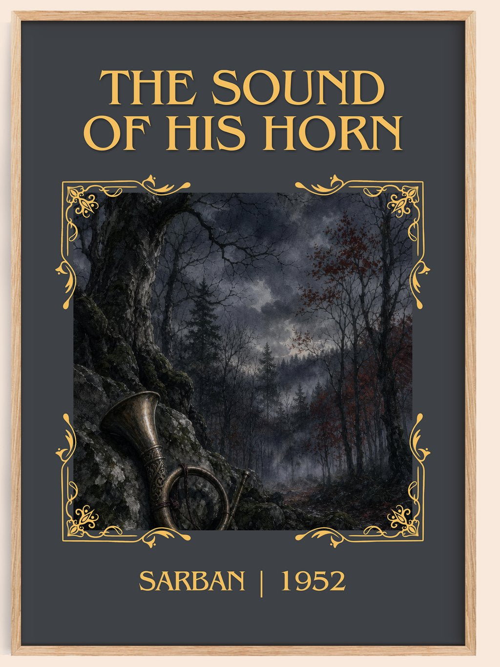The Sound Of His Horn Classic Book Art Print by Sarban – book poster
