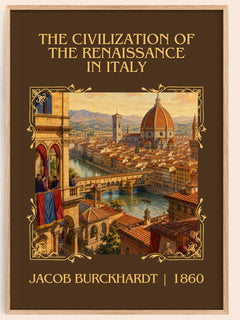 The Civilization Of The Renaissance In Italy Classic Book Art Print by Jacob Burckhardt – book poster