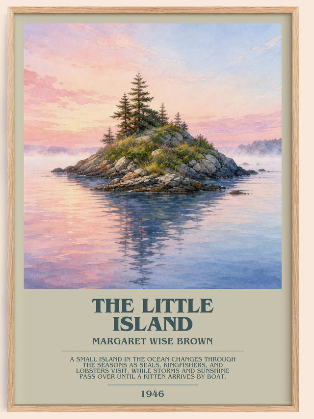 The Little Island Bookish Wall Art by Margaret Wise Brown