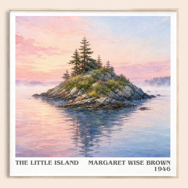 The Little Island Literary Art Print by Margaret Wise Brown