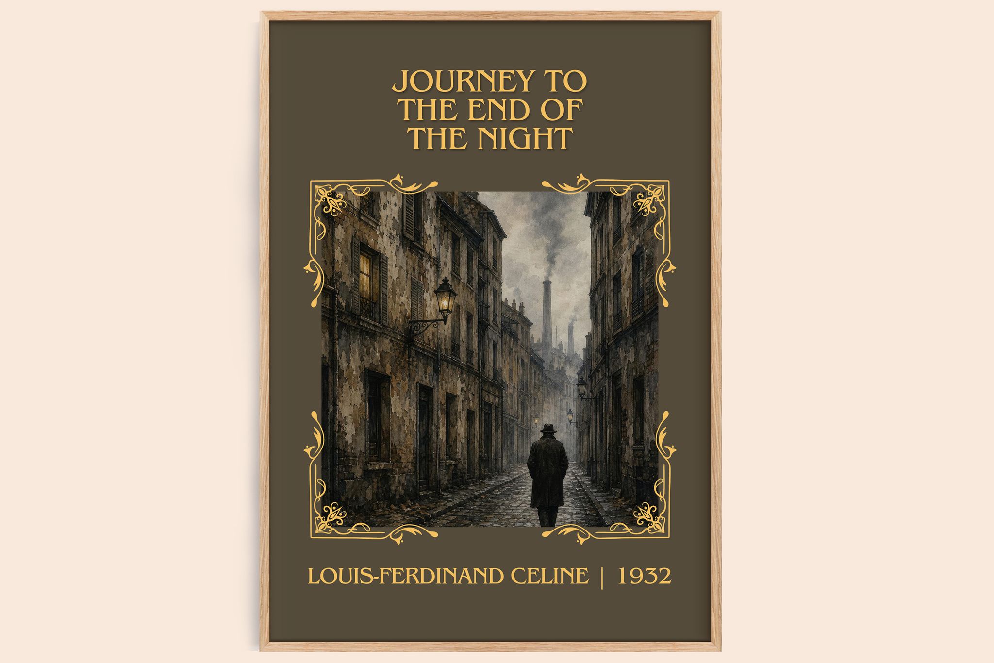 Journey to the End of The Night Classic Book Art Print by L. Céline