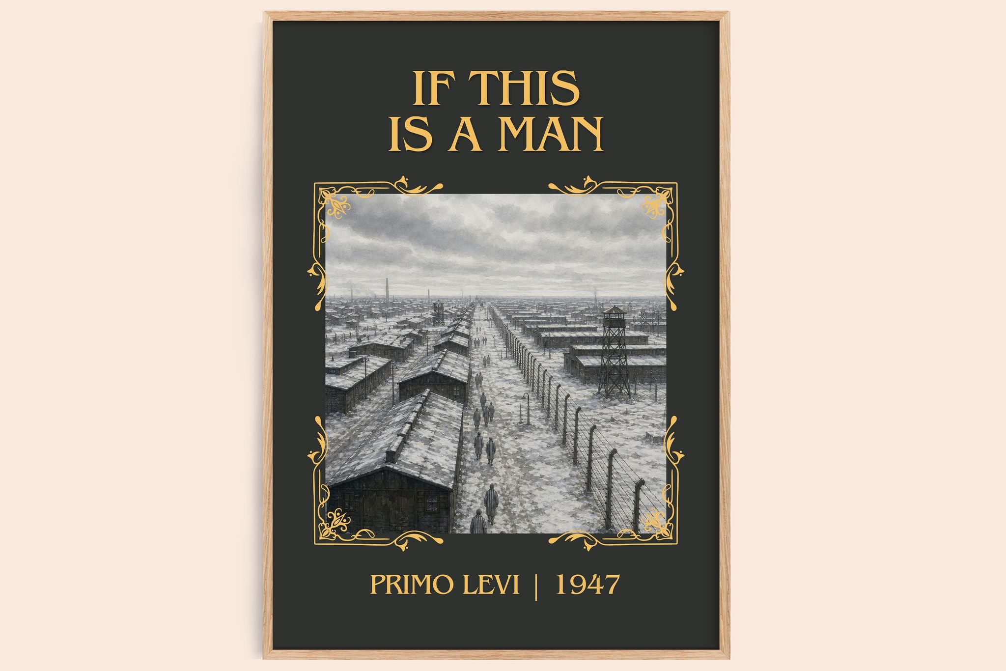 If This Is a Man Classic Book Art Print by Primo Levi