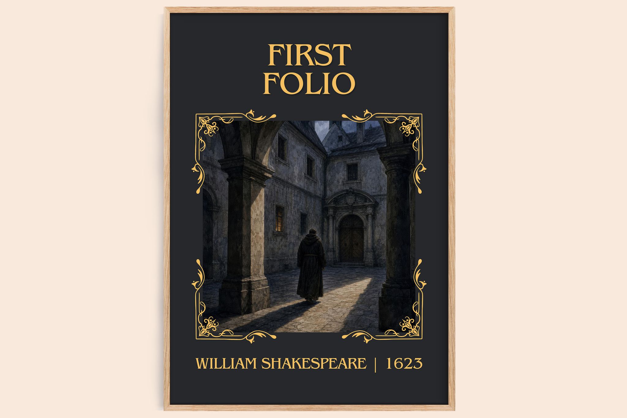 First Folio Classic Book Art Print by William Shakespeare