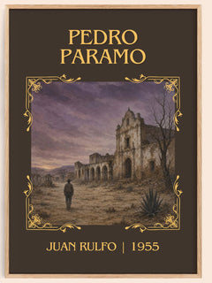 Pedro Páramo Classic Book Art Print by Juan Rulfo – book poster